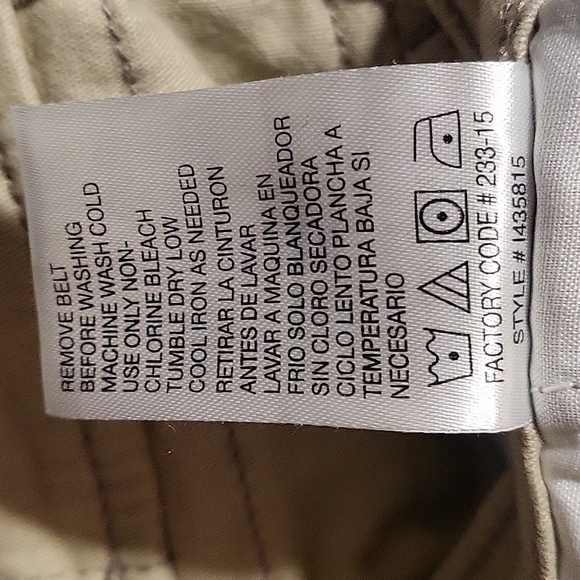 Iron Co. Classic Men's Khaki Cargo Shorts - Size 32 - Picture 7 of 7